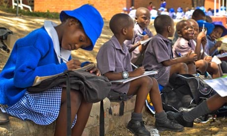 Zimbabwe school children