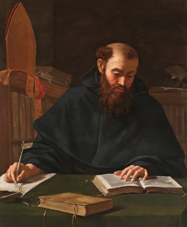 Saint Augustine by Caravaggio.