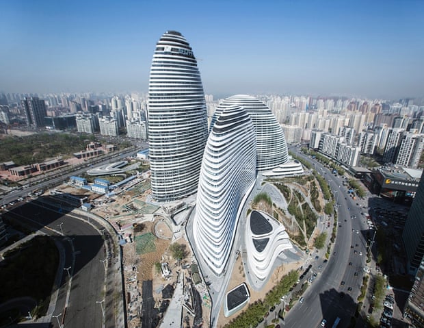 ساختمان Wangjing SOHO (پروژه زاها حدید)، پکن، چین