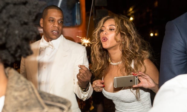 Jay Z and Beyoncé Knowles following sister Solange Knowles’ wedding to music video director Alan Ferguson.