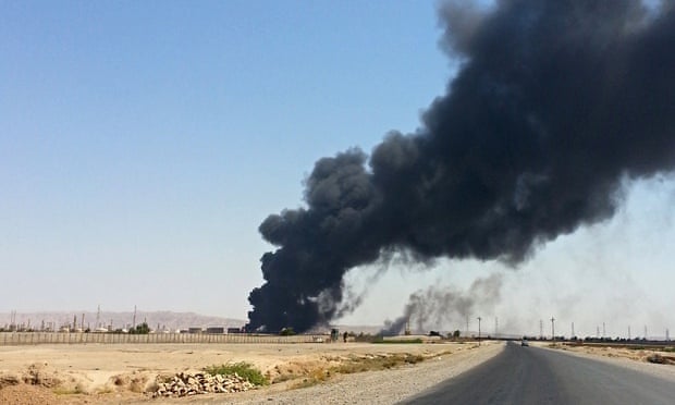 Oil refinery in Beiji, north of Baghdad, Iraq. 