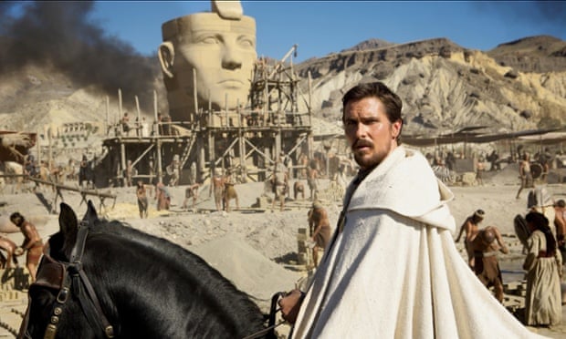 Christian Bale as Moses in Exodus: Gods and Kings.