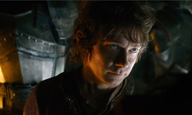 Martin Freeman as Bilbo in the last part of Peter Jackson's Hobbit adaptation.