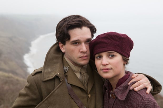 Alicia Vikander with Kit Harington in Testament of Youth