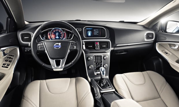 Safe as houses: the luxurious interior of the V40.