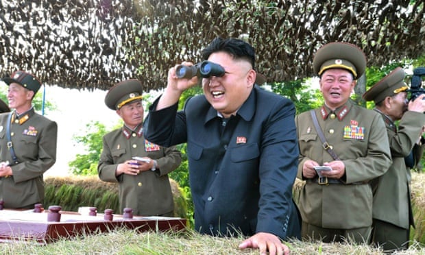 Watchful … Kim Jong Un, North Korean leader, is the subject of a spoof film due to be released by Sony Pictures.