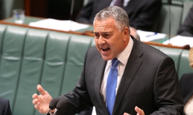 Prime Minister Tony Abbott and Treasurer Joe Hockey during question time in the House of Representatives in Parliament House Canberra this afternoon, Tuesday 2nd December 2014. Photograph by Mike Bowers for Guardian Australia. #politicslive