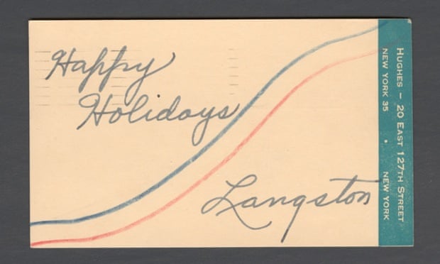 Langston Hughes card