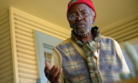 Kokavulu Lumukanda is under threat of eviction due to gentrification in Oakland, California. Photograph: Stephen McLaren Stephen Mclaren/For the Guardian