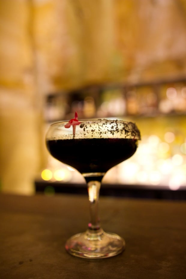 Squid Ink cocktail