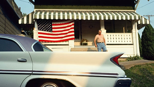 Fourth of July in Pittsburgh neighborhood with Chrysler