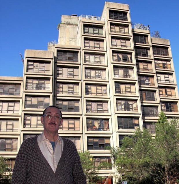 Owen McAloon in front of the Sirius building