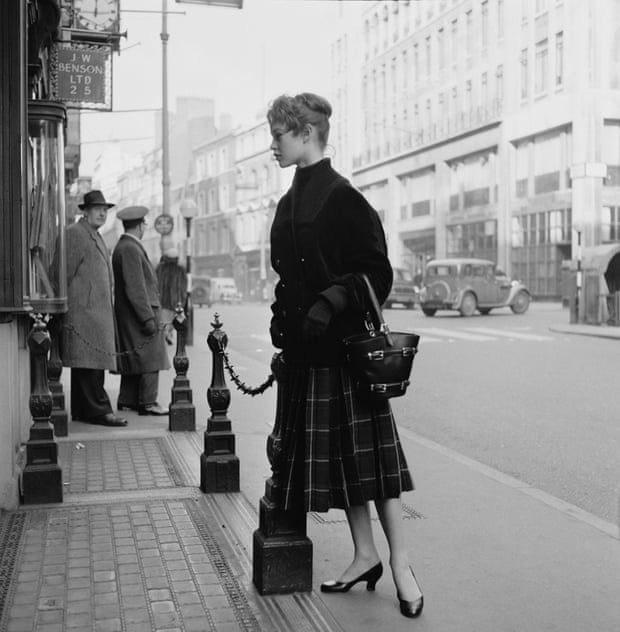 In 1955, Bardot came to England to film Doctor at Sea and here is photographed in London.