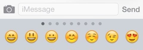 Emojis in iMessage