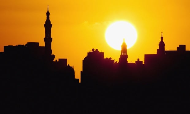 Sunset over Alexandria