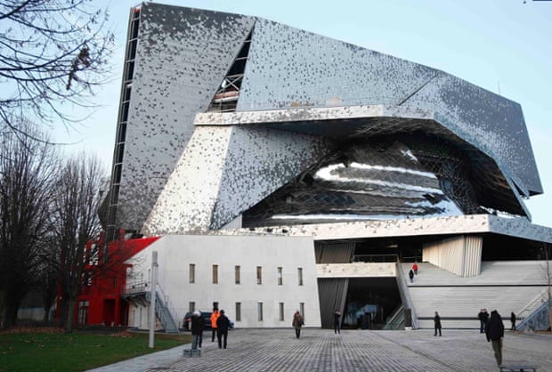 Grand entrance … the building is accessed via an imposing staircase.