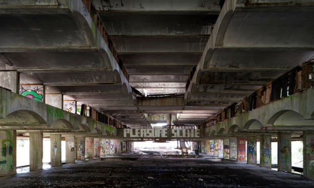 Inside the abandoned seminary as it is today.