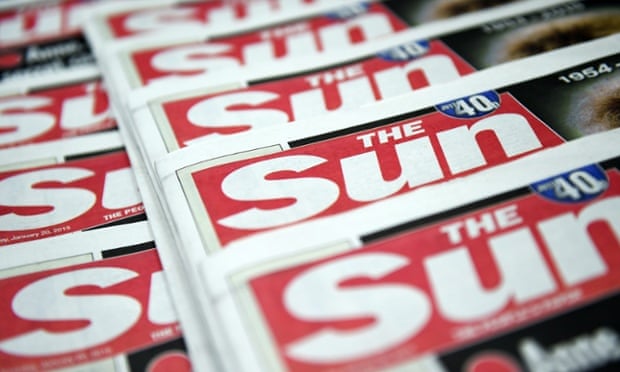 The Sun replaced its usual topless page 3 model in Tuesday's paper with pictures of Hollyoaks actors in swimwear