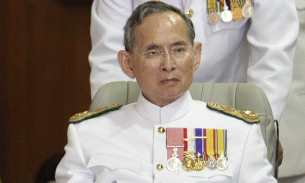 Thai King Bhumibol Adulyadej.