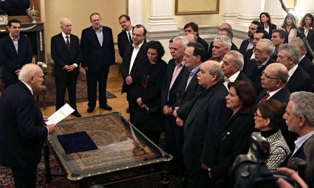 Greek cabinet sworn in
