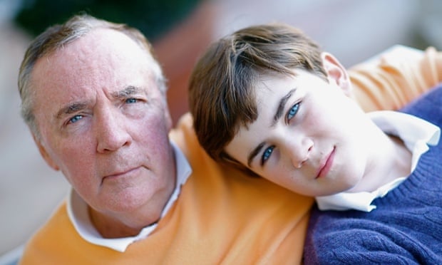 James Patterson and son