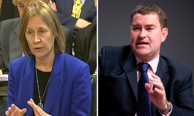 HMRC boss Lin Homer and Treasury minister David Gauke