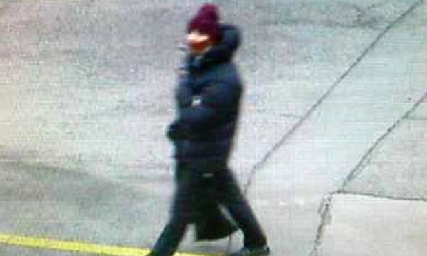 A photo issued by Danish police showing a suspect in the shooting at the Copenhagen cafe.