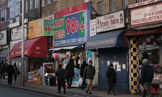 Independent shops in Peckham, south London