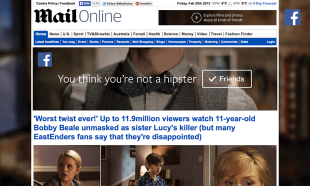 Mail Online: broke the 200 million monthly uniques barrier in January