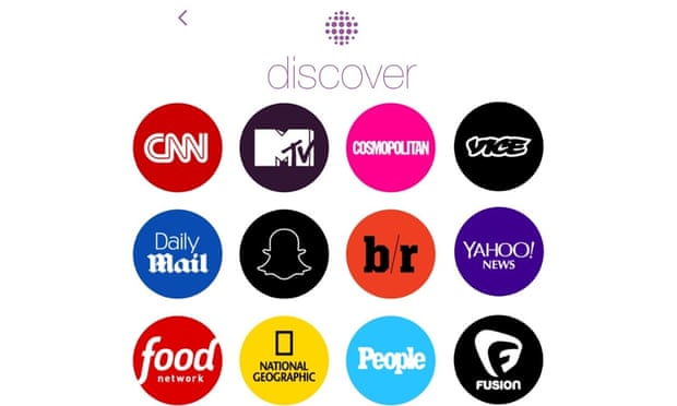 Snapchat Discover: partners include Daily Mail, Vice and Yahoo