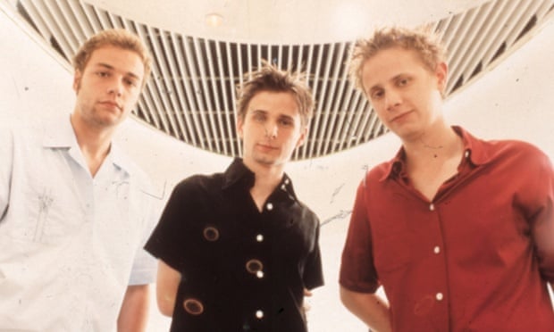 Chris Wolstenholme, Matt Bellamy and Dominic Howard of Muse