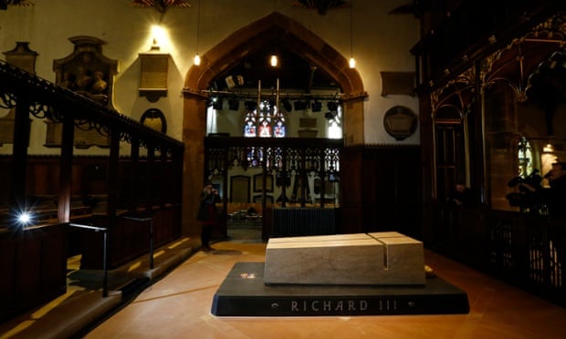 The tomb of King Richard III in Leicester Cathedral