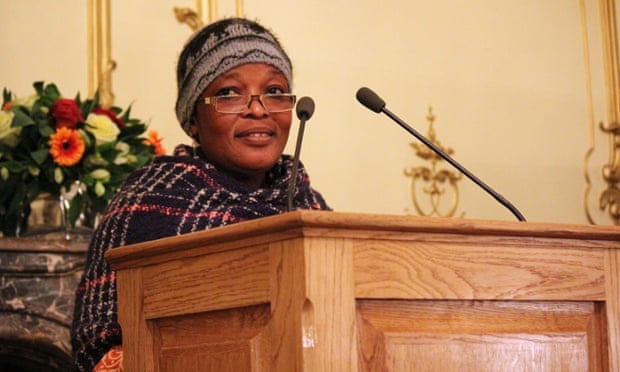 Binti Ali Kiza at Irish Embassy speaking at