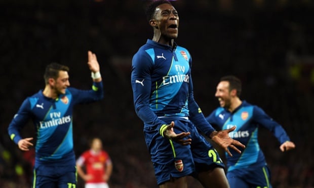 Welbeck unstanderably looks well chuffed.