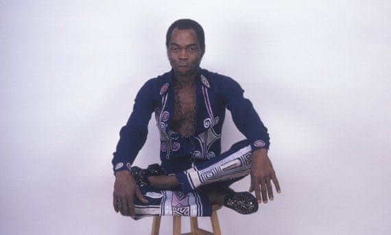 Fela Kuti in New York City, 1986.