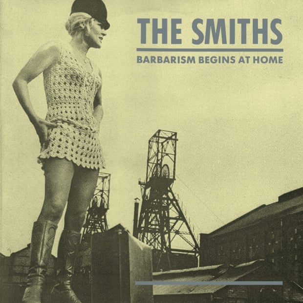 Viv Nicholson on the cover of Barbarism Begins at Home by the Smiths