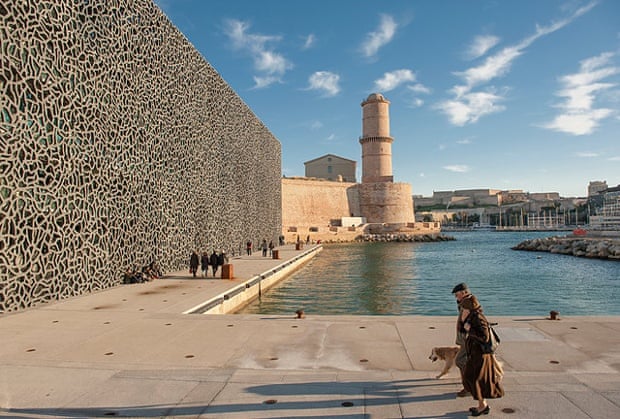 The Museum of Mediterranean Civilisations (MuCEM) and Fort Saint-Jean.