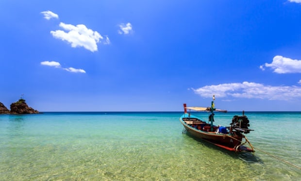 Local Traditional boat at Banana Beach, Phuket