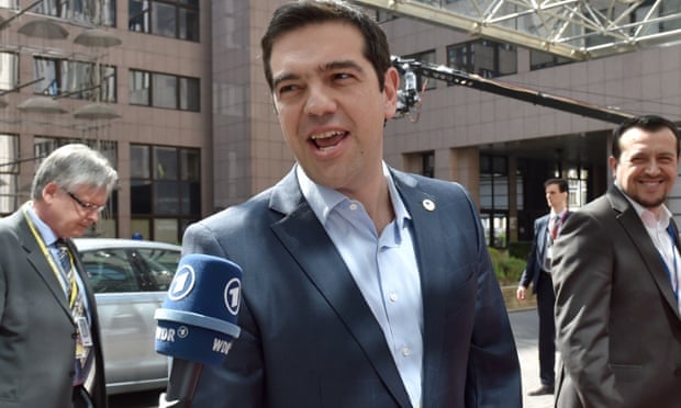 Greece's Prime minister Alexis Tsipras in Brussels this month.
