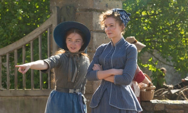 Jessica Barden as Liddy and Carey Mulligan as Bathsheba in Far From the Madding Crowd. 'I hate to be thought men’s property,' she says in the film.