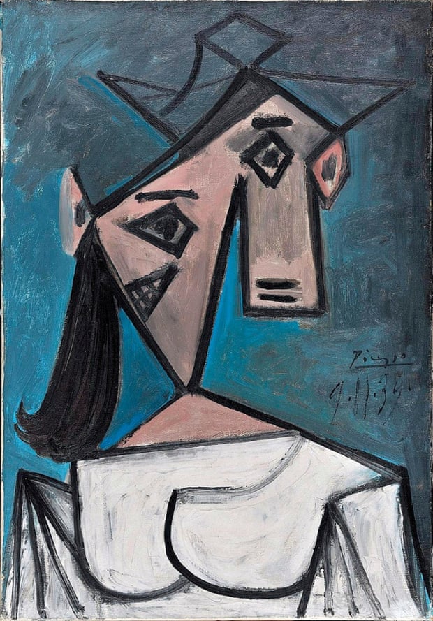 Woman's Head by Pablo Picasso. Photograph: Succession Picasso/DACS, London 2015/Getty