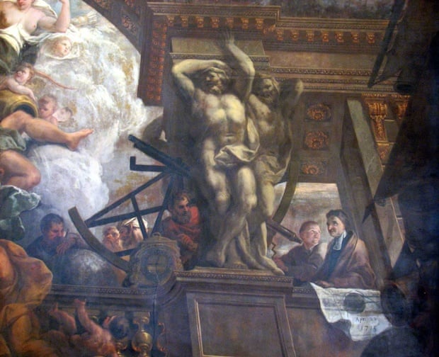 Flamsteed and Weston in Painted Hall, Greenwich
