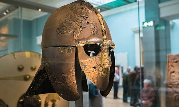 Saxon helmet from Sutton Hoo.