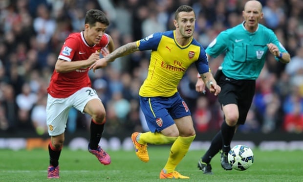 wilshere united old trafford arsenal