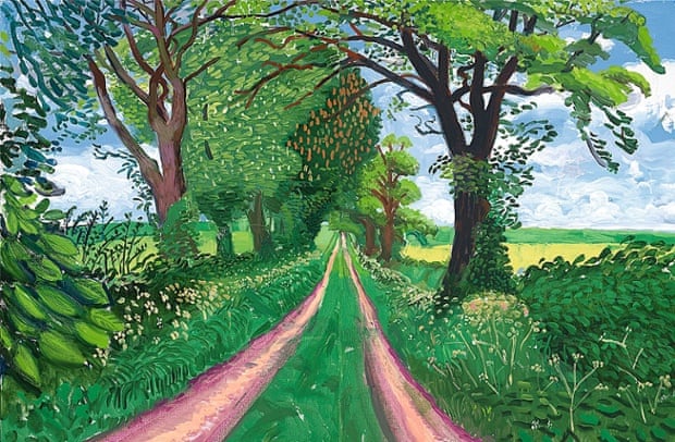 David Hockney's Late Spring Tunnel, May, 2006