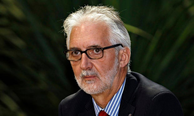 Photo: Brian Cookson, the UCI's president, said: 'I understand the licence commission will be in touch in the next few days.' Photograph: Giampiero Sposito/Reuters . 