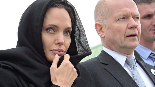 Angelina Jolie and William Hague