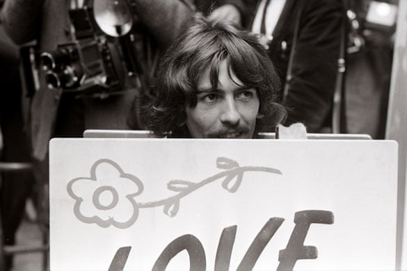 Jane Bown and The Beatles: George Harrison of The Beatles at an All You Need Is Love press conference