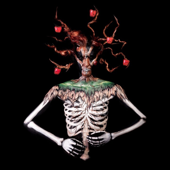 Contortionist and make-up artist Emma Fay pair up for horrifying Halloween project