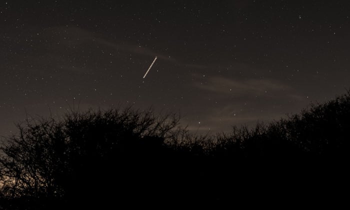 Shooting Star during the meteor shower in Hastings